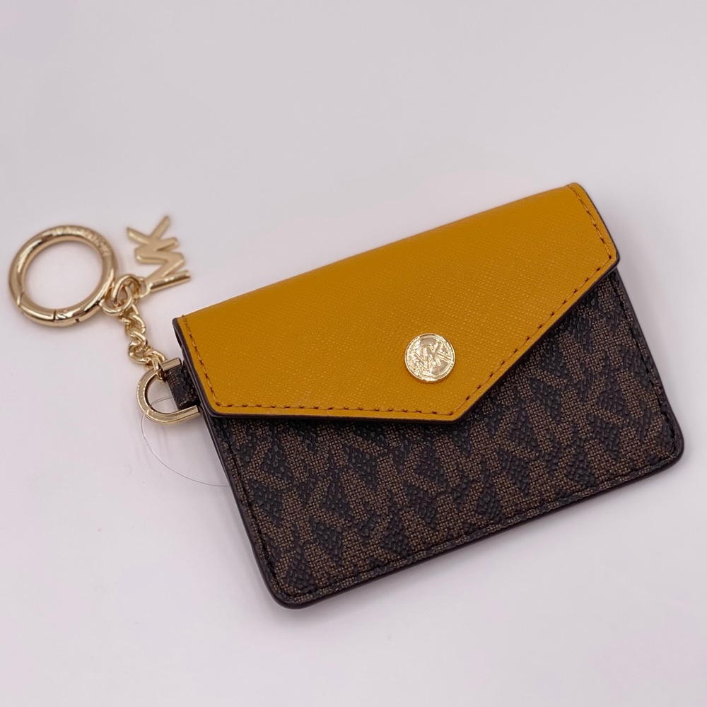 Michael Kors KALA SM FLP KY CRD CS MARIGOLD - Picture 2 of 5